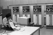 Computer, server room, engineer Fortepan 76098