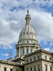 Dome, Michigan State Capitol, Capitol Avenue, Lansing, MI - 54383136026