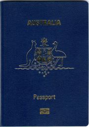 Australian Passport Cover of P - Series
