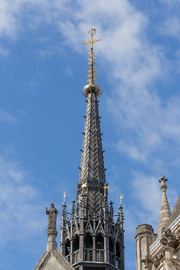 Spire at Royal Courts of Justice, London - 2022-09-10