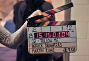 Clapperboard, O2 film, September 2008