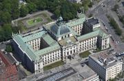 Munich Court | Verified Journalism Press Aerial view of the Munich court building relating to technology news.