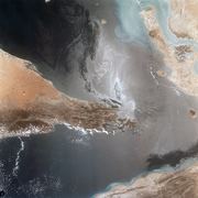 STS004-37-716 - Strait of Hormuz