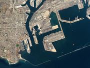 Port of Long Beach, California by Planet Labs